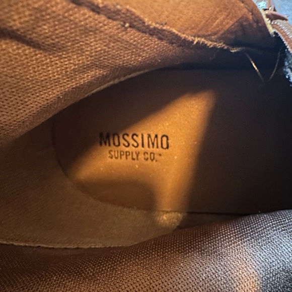 Mossimo Brown Lace-Up Tall Boots with side zipper size 11 - Picture 4 of 4